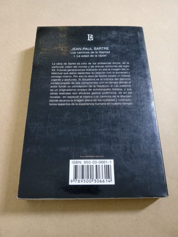 Producto - Los caminos de la libertad #1 La edad de la razón - Jean-Paul Sartre Losada 2005 - 1