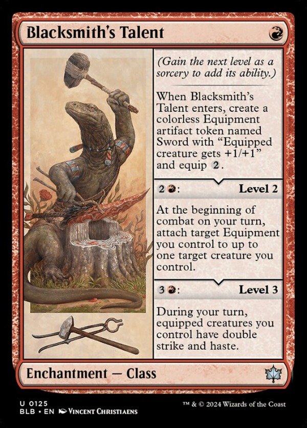 Producto - Blacksmith's Talent #125  Bloomburrow