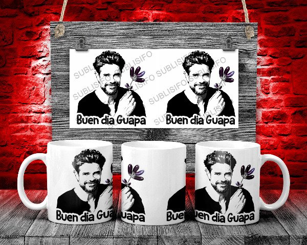 Producto - Buen día, Guapa. [Versión Berenjena] [Stencil Art]