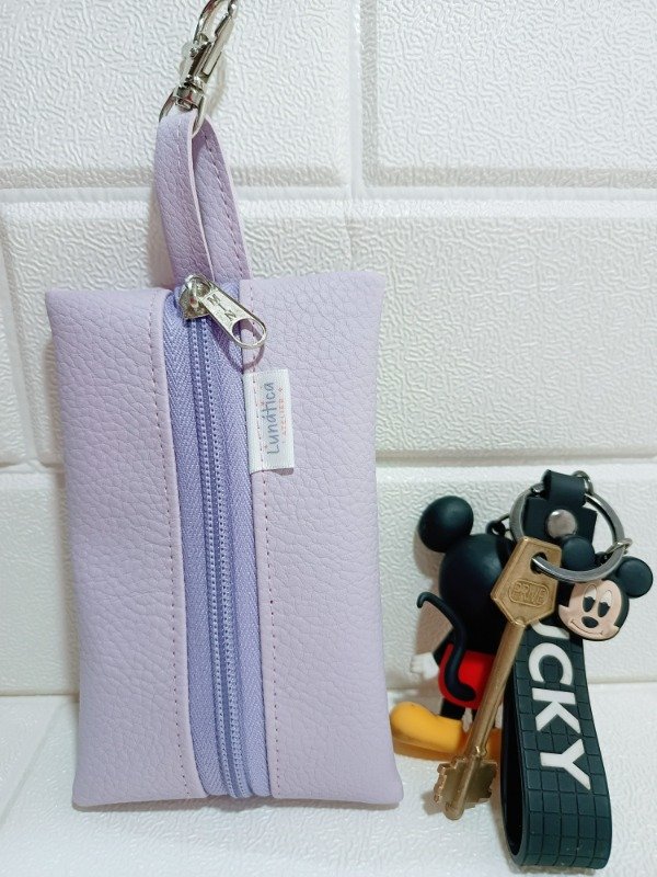Producto - Porta Pañuelitos/Llaves Lila