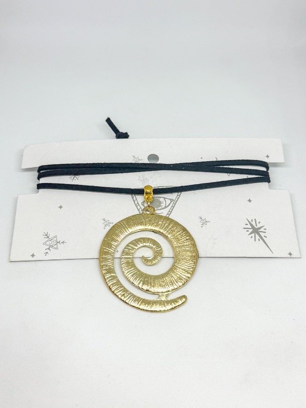 Producto - Choker gamuza dije dorado