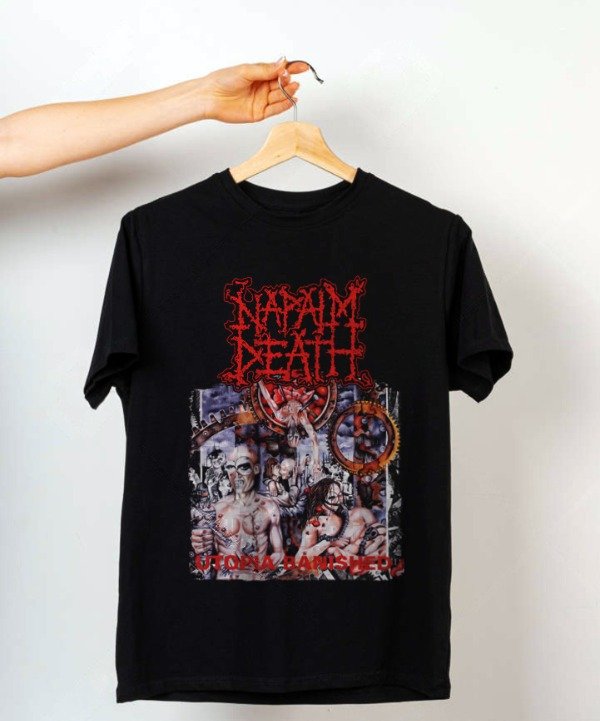 Remera napalm death utopia banished