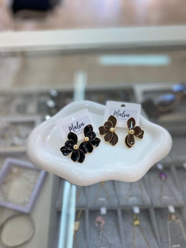 Producto - Aros Flor Esmaltado