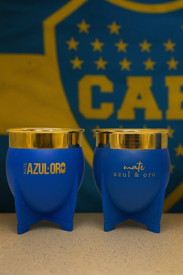 Producto - Mate Imperial de goma termico Boca Juniors