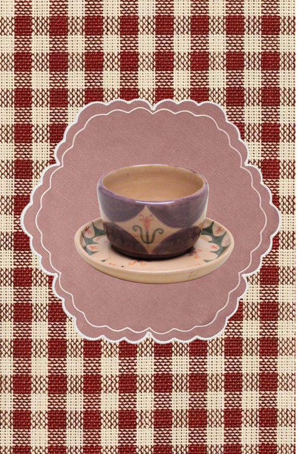 Producto - SET TAZA Y PLATO FOLK PASTEL