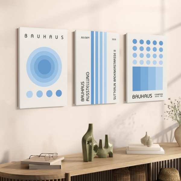 Producto - Set x3 Cuadros - Bauhaus 14