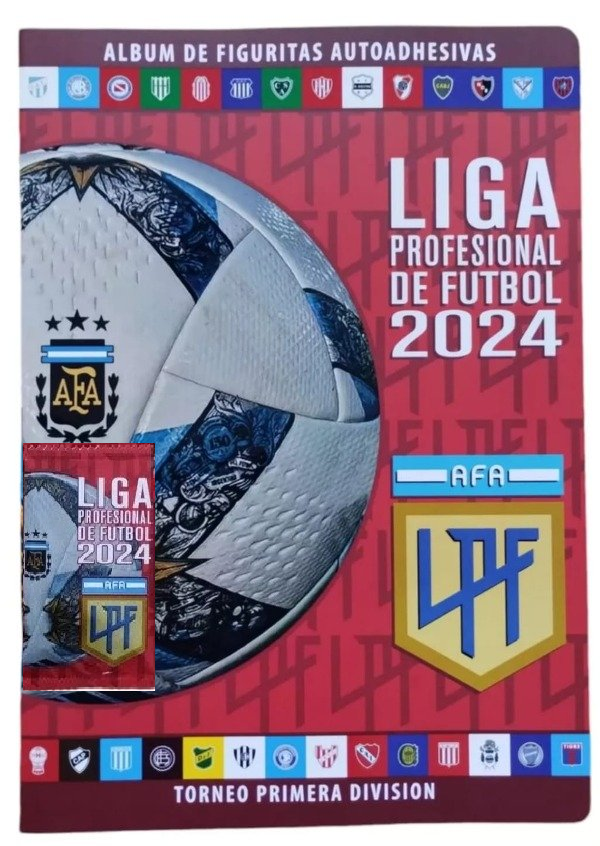 Producto - Album + 20 Sobres de Figuritas LIGA PROFESIONAL DE FUTBOL - 2024
