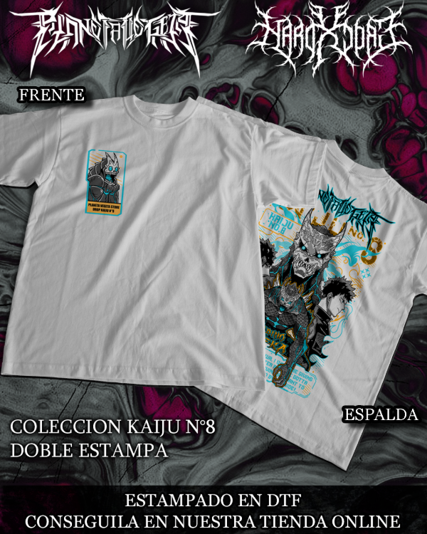 Producto - DROP KAIJU N8 (DOBLE ESTAMPA)