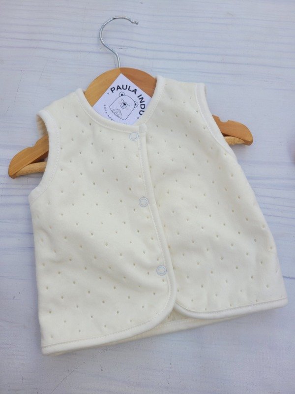 Producto - CHALECO CORDERITO NATURAL - transferencia 10.965