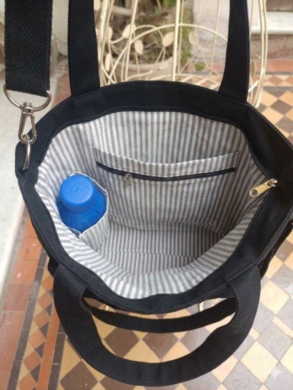 Producto - Bolso AlisQ de Corderoy negro - 2