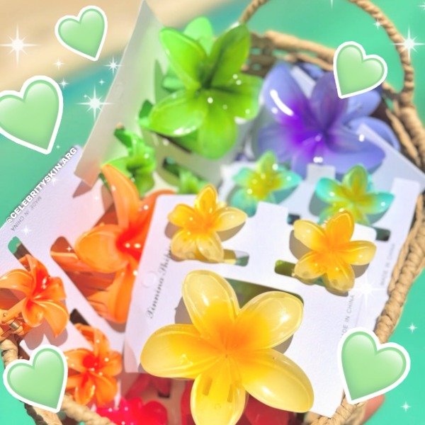 Producto - BROCHE HAWAII GRANDE CON PEQUEÑOS X 3 SETS