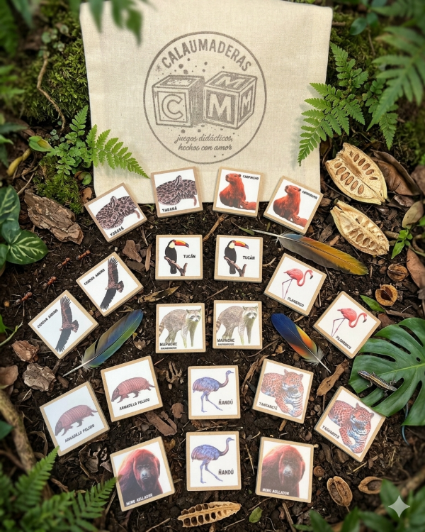 Producto - Juego de Memoria Animales Autóctonos
