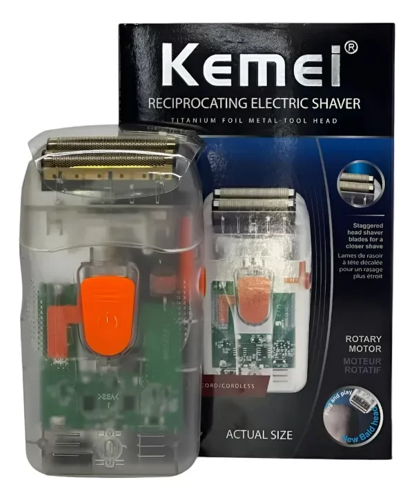 Producto - Shaver Ng-987 Kemei Transparente
