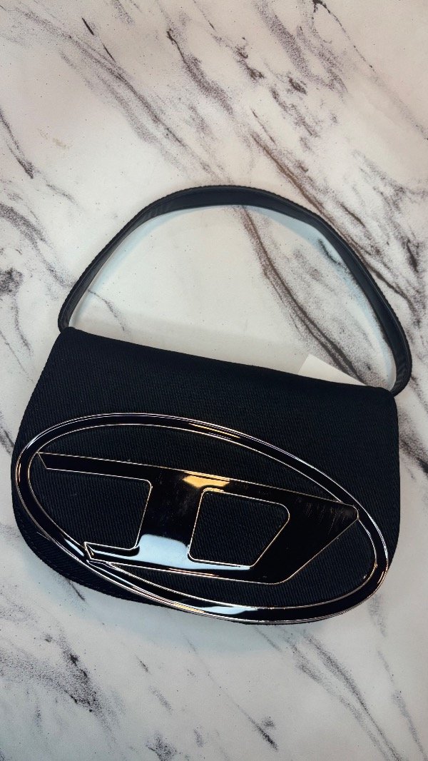Producto - Minibag DIESEL negra doble correa - 2
