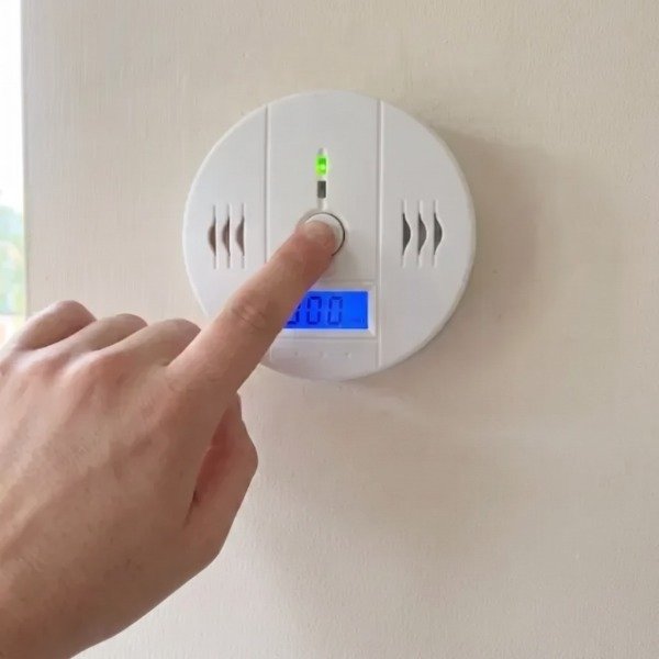 Producto - Detector de Monóxido de Carbono con Pantalla y Alarma de 85dB Funciona a Pilas - 0