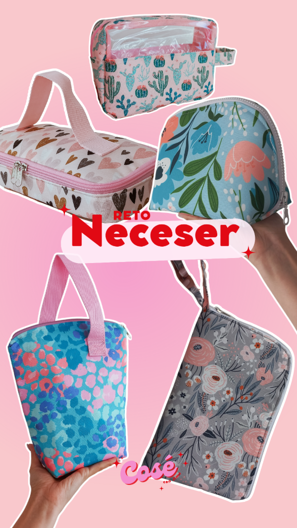 Producto - Pack de 5 moldes - RETO NECESERS Y ESTUCHES + Regalo