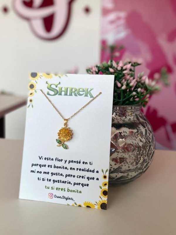 Producto - COLLAR SHREK  GIRASOL GIRATORIO III