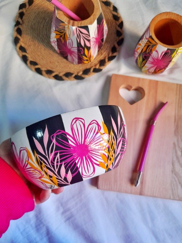 Producto - Set Marilin rayado Geo y bowl EN STOCK