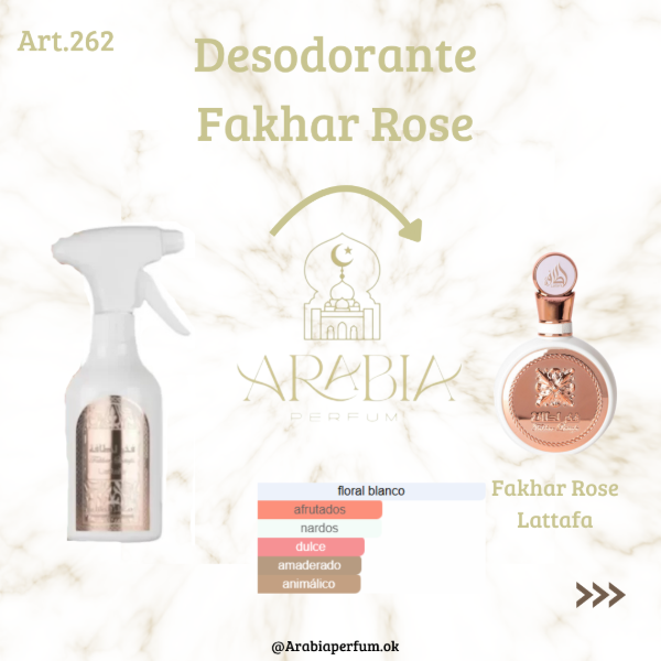 Producto - Aromatizador de Ambiente Fakhar Rose Lattafa - 1