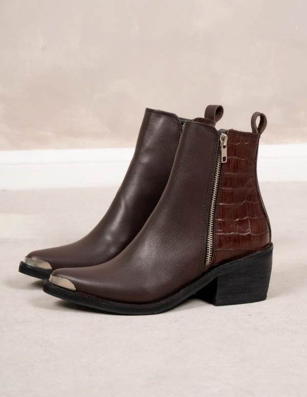 Producto - Texanas Cuero Filipa Chocolate