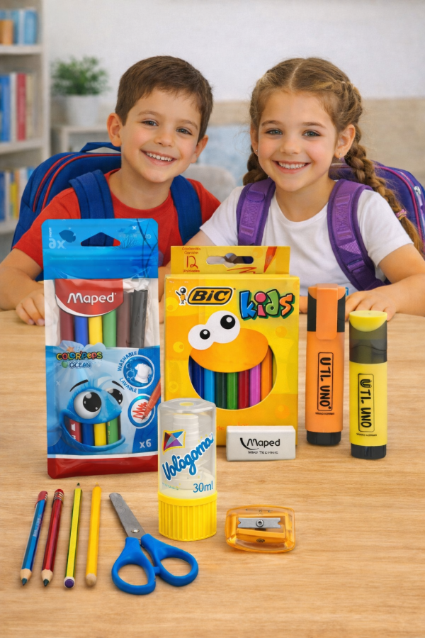 Producto - Kit Útiles Escolares + 2 Resaltadores de regalo
