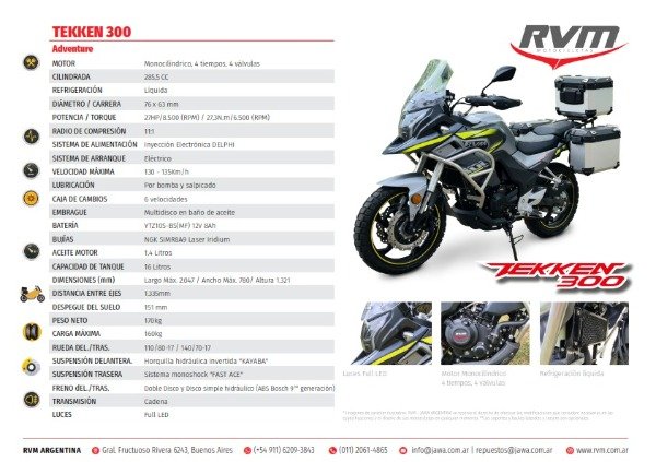 Producto - RVM Tekken 300