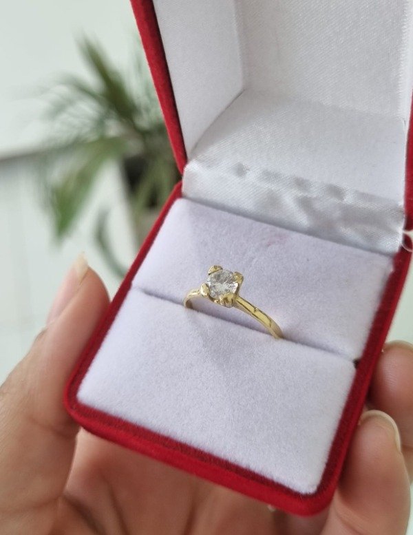 Producto - Anillo Solitario oro 18k - 2