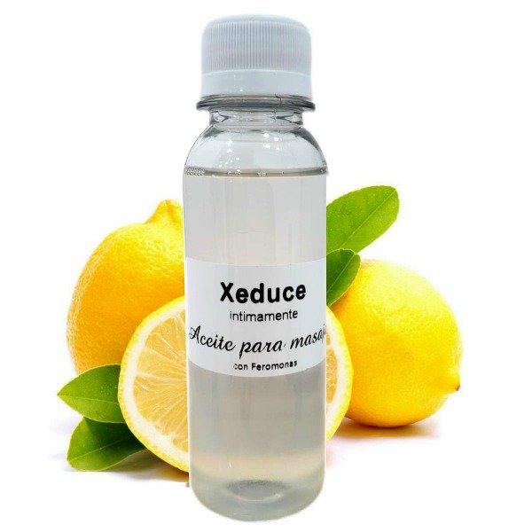 Producto - Aceite sedoso para masajes con feromonas y aceite esencial de Limon