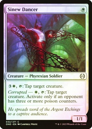 Producto - Sinew Dancer Foil  Phyrexia: All Will Be One