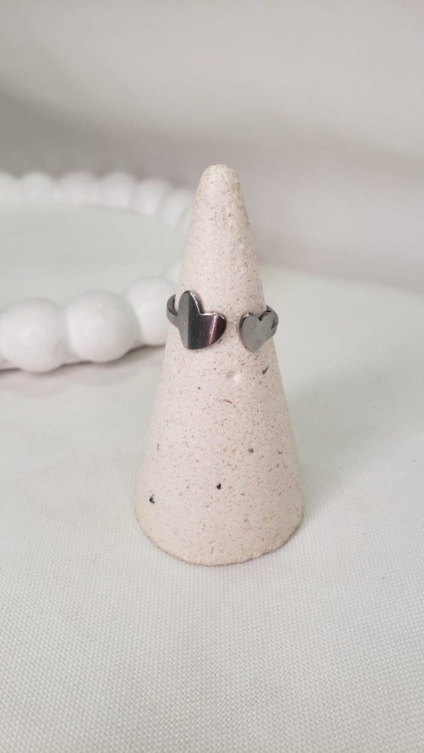 Producto - Anillo doble corazon