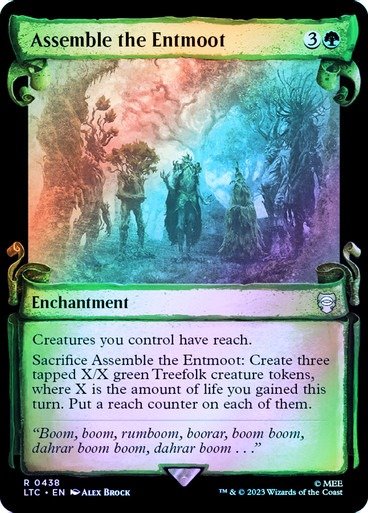 Producto - Assemble the Entmoot (Showcase) (Silver Foil)