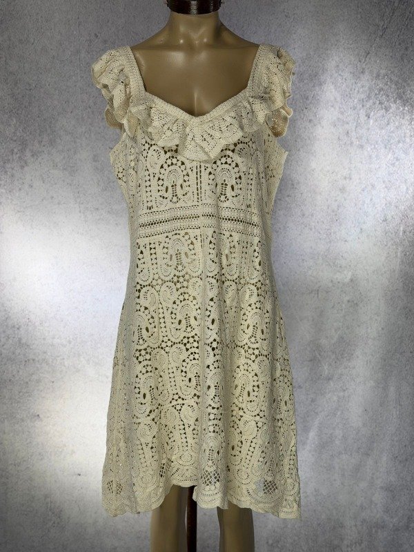 Producto - VESTIDO TEJIDO IMPORTADO MANTECA