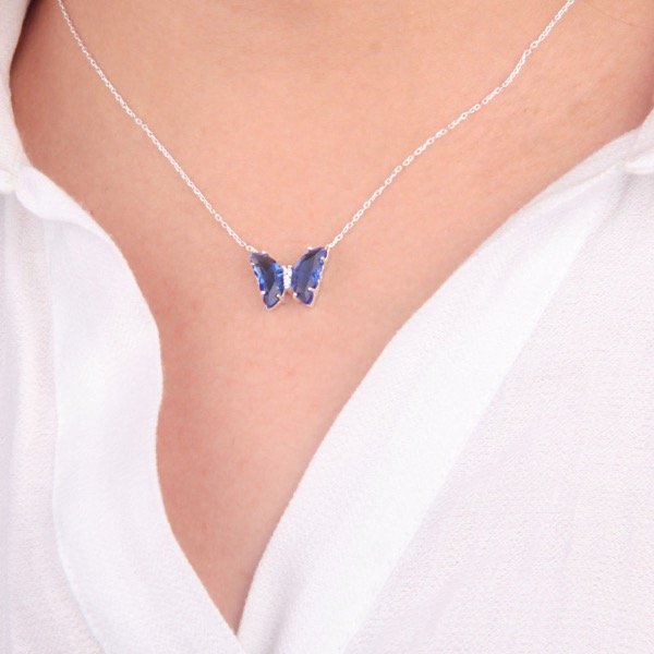 Producto - Cadena Mariposa Azul