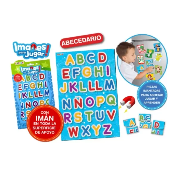 Producto - 24 piezas letras imantadas