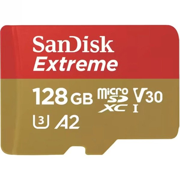 Producto - SanDisk Extreme SDSQXA1-128G-GN6MA - Microfono SD con Adaptador