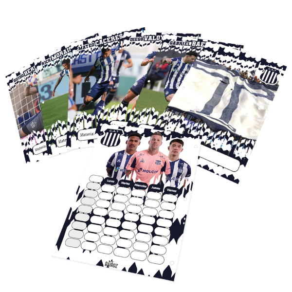 Producto - Separadores Caratula Escolares N3 6Xu Con Organizador Talleres De Cordoba jgo1