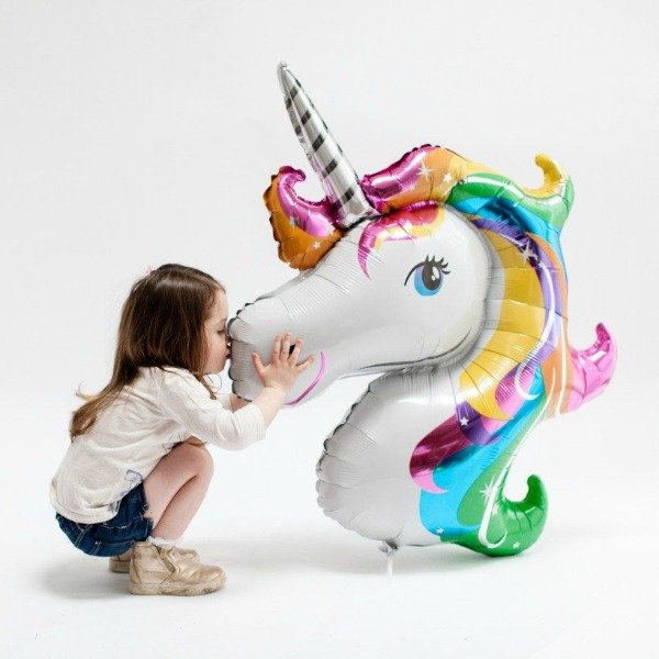 Producto - Globo cabeza unicornio grande 1 metro