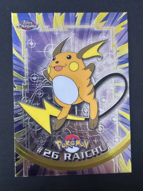 Producto - Topps Chrome 2000 Pokémon TV Animation Edition HoloFoil Raichu Chromo