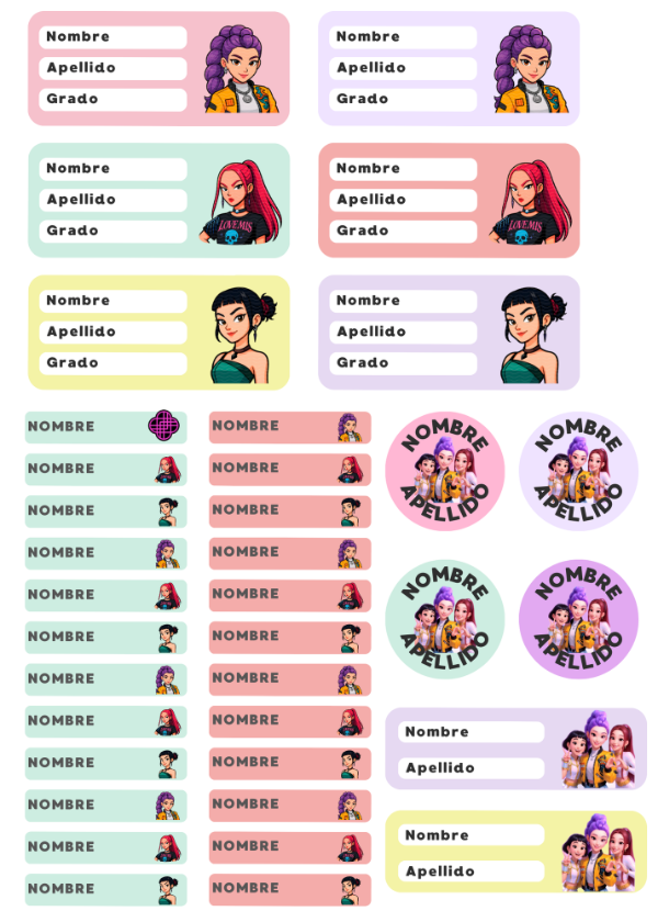 Producto - Etiquetas DTF UV