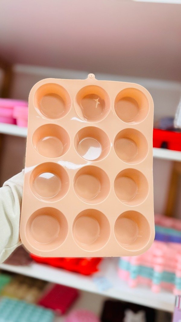Producto - Molde de silicona para cupcake por 12 cavidades