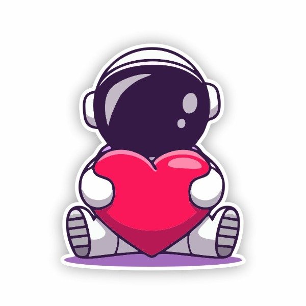 Producto - ST00754 Astronauta corazon