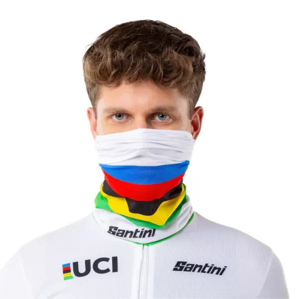Producto - CUELLO UNISEX SANTINI UCI WORLD CHAMPION OFFICIAL
