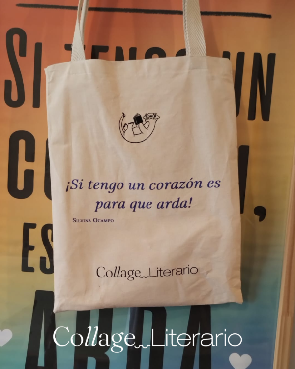 Producto - Tote bag - Si tengo un corazón es para que arda