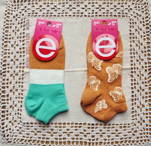 Producto - Medias Soquetes de Mujer Elemento 101