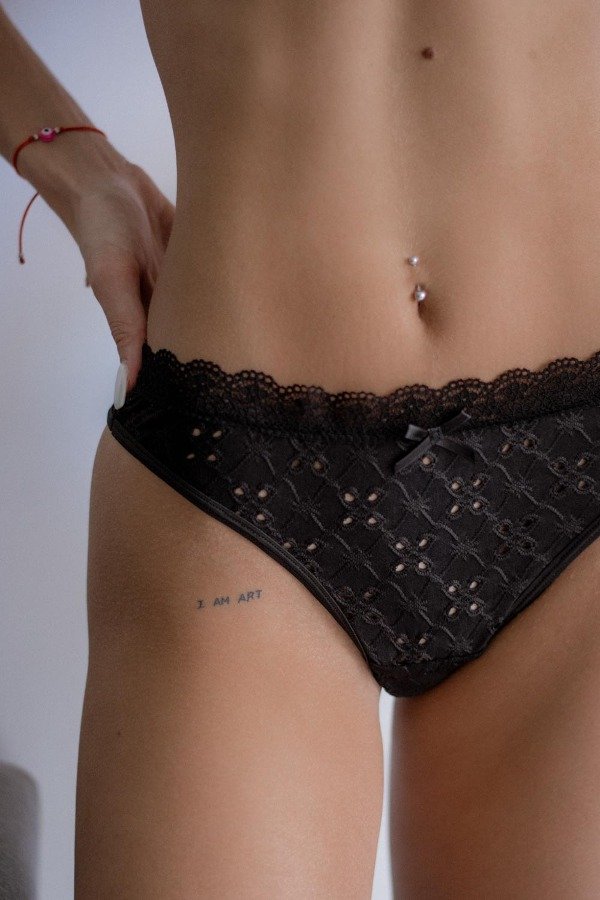 Producto - PACK X 2 DE COLALESS Brodery Negro/Blanco