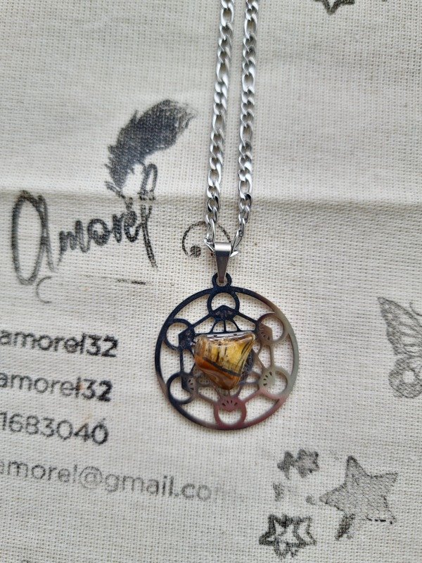 Producto - Collar Metatrón con Ojo de Tigre