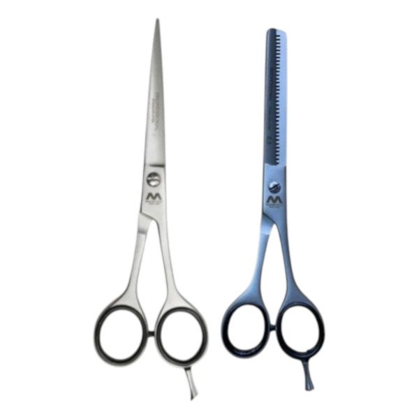 Producto - KIT DE TIJERAS MASTER TOOLS CORTE FILO NAVAJA 6,5" + PULIR 6,5"