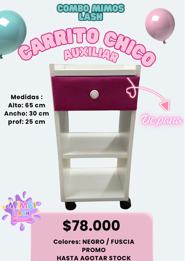 Producto - Carrito auxiliar chico pana