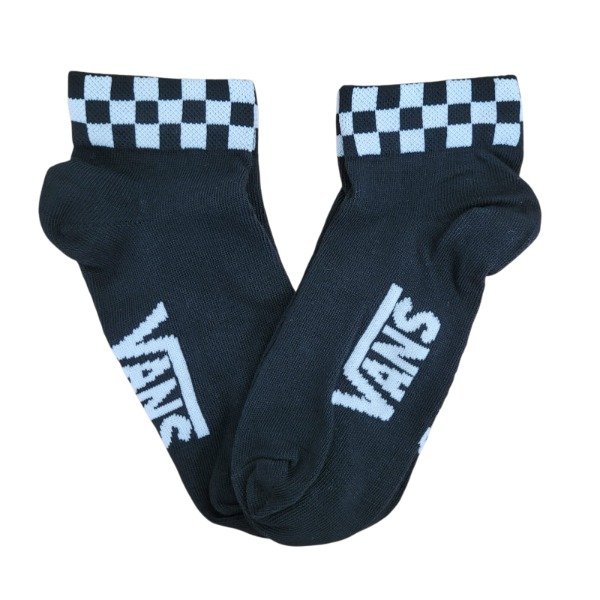 Producto - Vans cuedraditos tobillo base negra