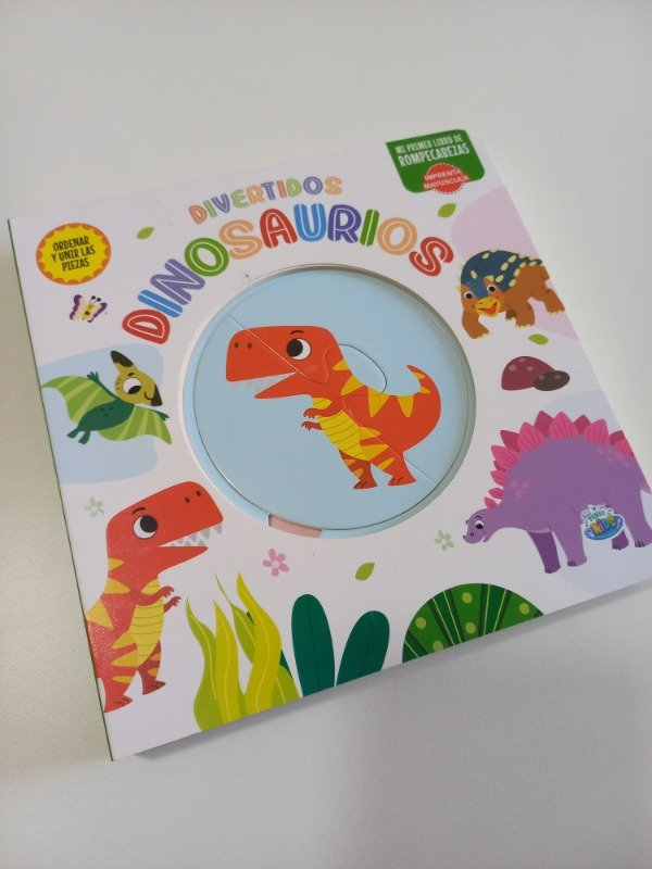 Producto - Cuento con rompecabezas Divertidos dinosaurios - 0